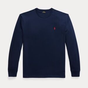 Polo Ralph Lauren Navy Crew neck long sleeve t shirt. Men’s size large